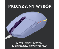 LOGITECH G102 Lightspeed Gaming Lilac - 592501 - zdjęcie 7